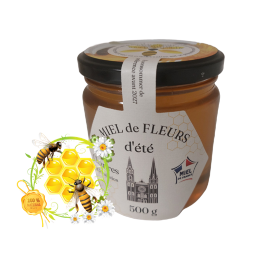 Miel d'ETE 500g - récolte 15 juillet 2024