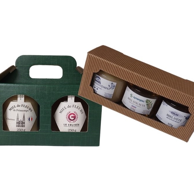 COFFRET CADEAUX de MIEL pour les FETES et EVENEMENTS